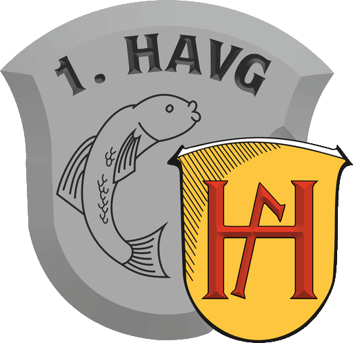 Wappen des 1. Hochstädter Angelvereins Großschlag